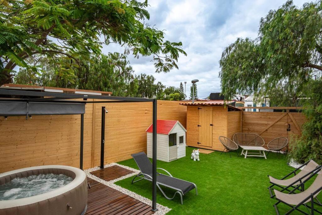 Private Paradise On Cozy Campsite, Jacuzzi, Netflix Las Galletas Exterior photo